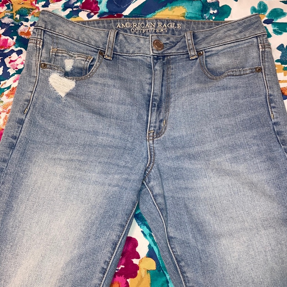 American Eagle Hi-Rise Kick Crop